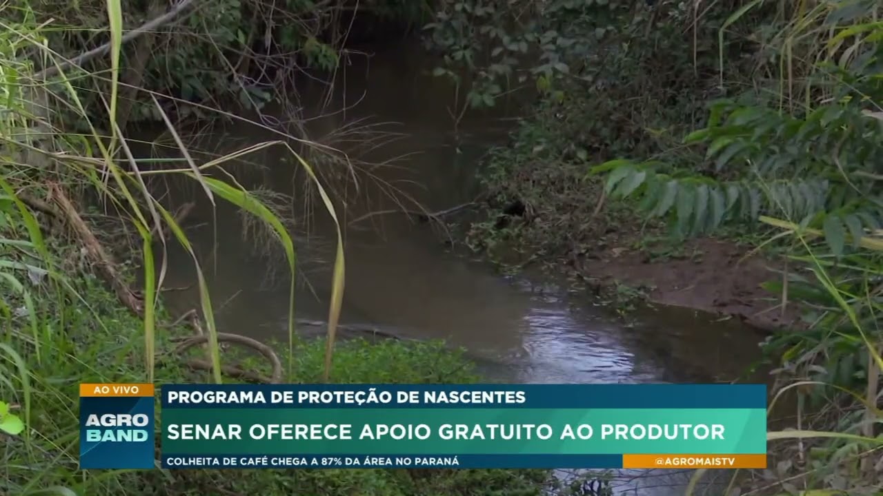 Senar oferece assistência gratuita para produtores protegerem nascentes