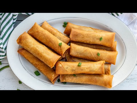 The Best SPRING ROLLS Of Your Life! CRISPY Spring Rolls With Beef // Chef's Kiss recipe!