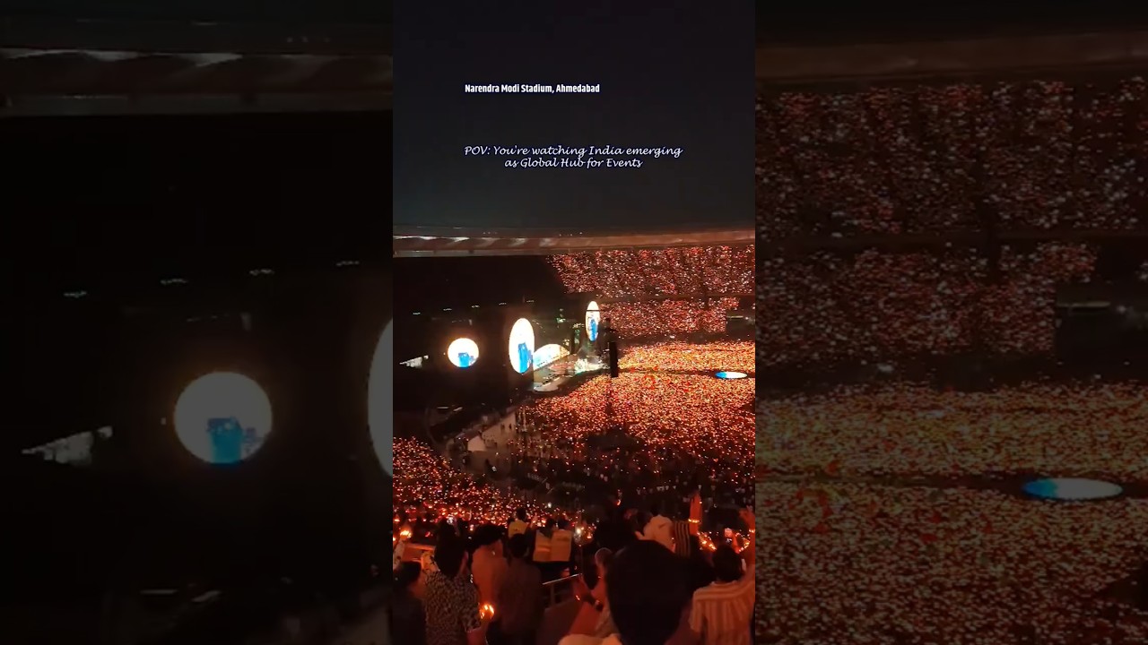 Coldplay Live at Narendra Modi Stadium, Ahmedabad
