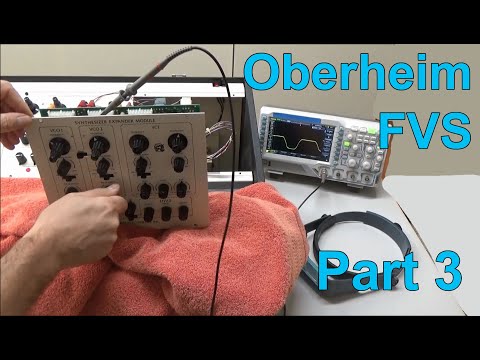 Oberheim Four Voice Synthesizer FVS More Repairs - Synthchaser #150