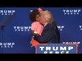 Little Girl Avoids Trump Kiss (VIDEO)