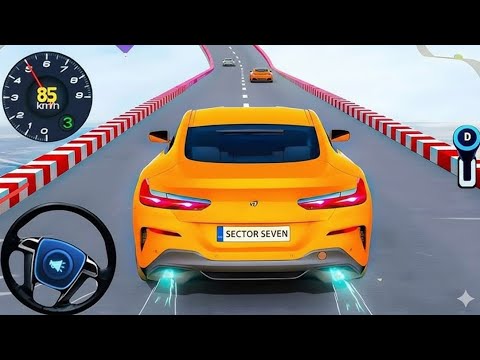 Mega Ramp Monster Car Racing 3D - Extreme Car Stunts - Android Gameplay