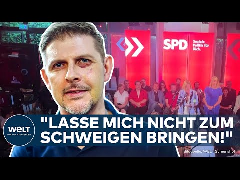 DRESDEN: "Organisierte Enthemmung!" Erster Auftritt von SPD-Europakandidat Ecke nach Angriff!