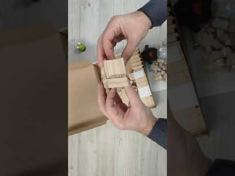 Конструктор Избушка-Теремок с куклой, мебелью, Пелси К582 КМ