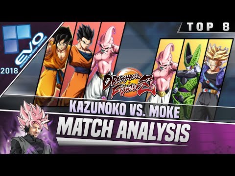 DBFZ Match Analysis: EVO 2018 Top 8 - Kazunoko vs. Moke