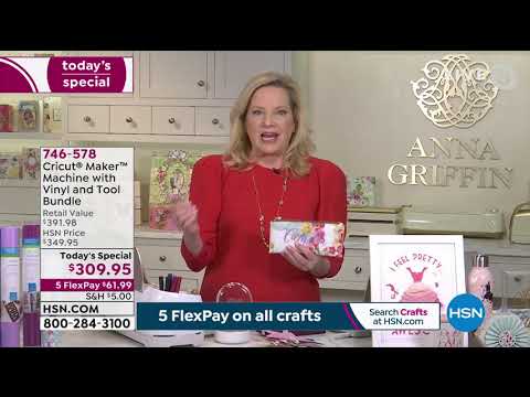 Cricut Maker Machine with Vinyl and Tool Bundle