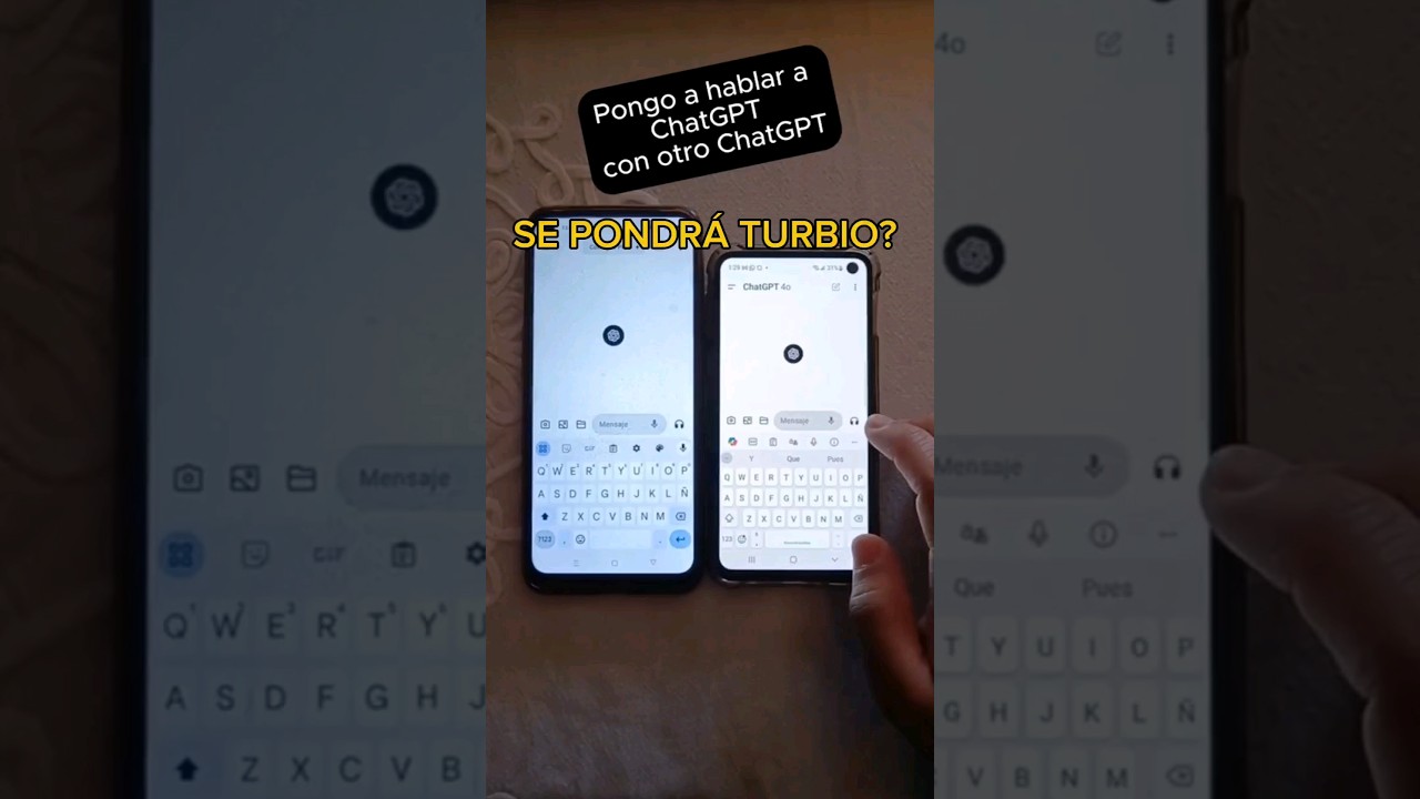 UNA IA HABLANDO CON OTRA IA #ia #chatgpt #ai #artificialintelligence #inteligenciaartificial