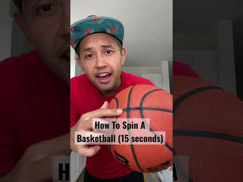 Tutorial How To Spin A Basketball On Your Finger In 15 Seconds 🤯 #shorts  #tutorial #howto