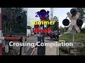 Romanian Railroad Crossings Compilation 2025 Summer Break
