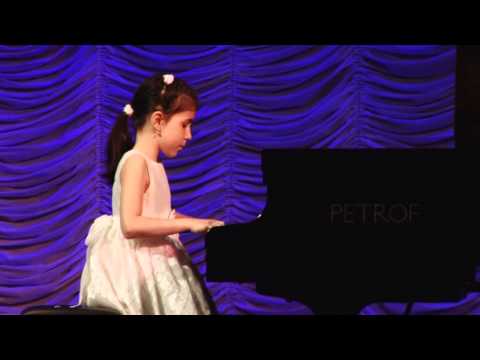 Аlexandra Dovgan, (7 y.o.) Александра Довгань, лауреат 1 премии, конкурс им. В.И. Сафонова (2 тур).