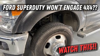 Ford Super Duty 4WD Not Working? How to Diagnose & Fix 4x4 Issues (1999-2025)