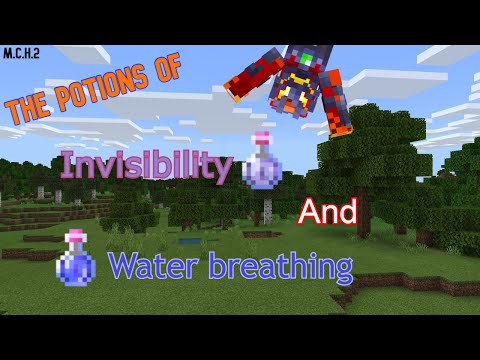 M.C.H.2 - How to make the potions of INVISIBILITY AND WATER BREATHING in Minecraft!