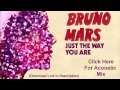 Bruno Mars - Just The Way You Are (Studio ...