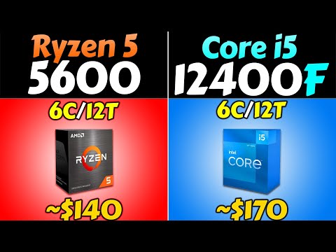 Ryzen 5 5600 vs i5-12400F - Updated Benchmarks in 2023