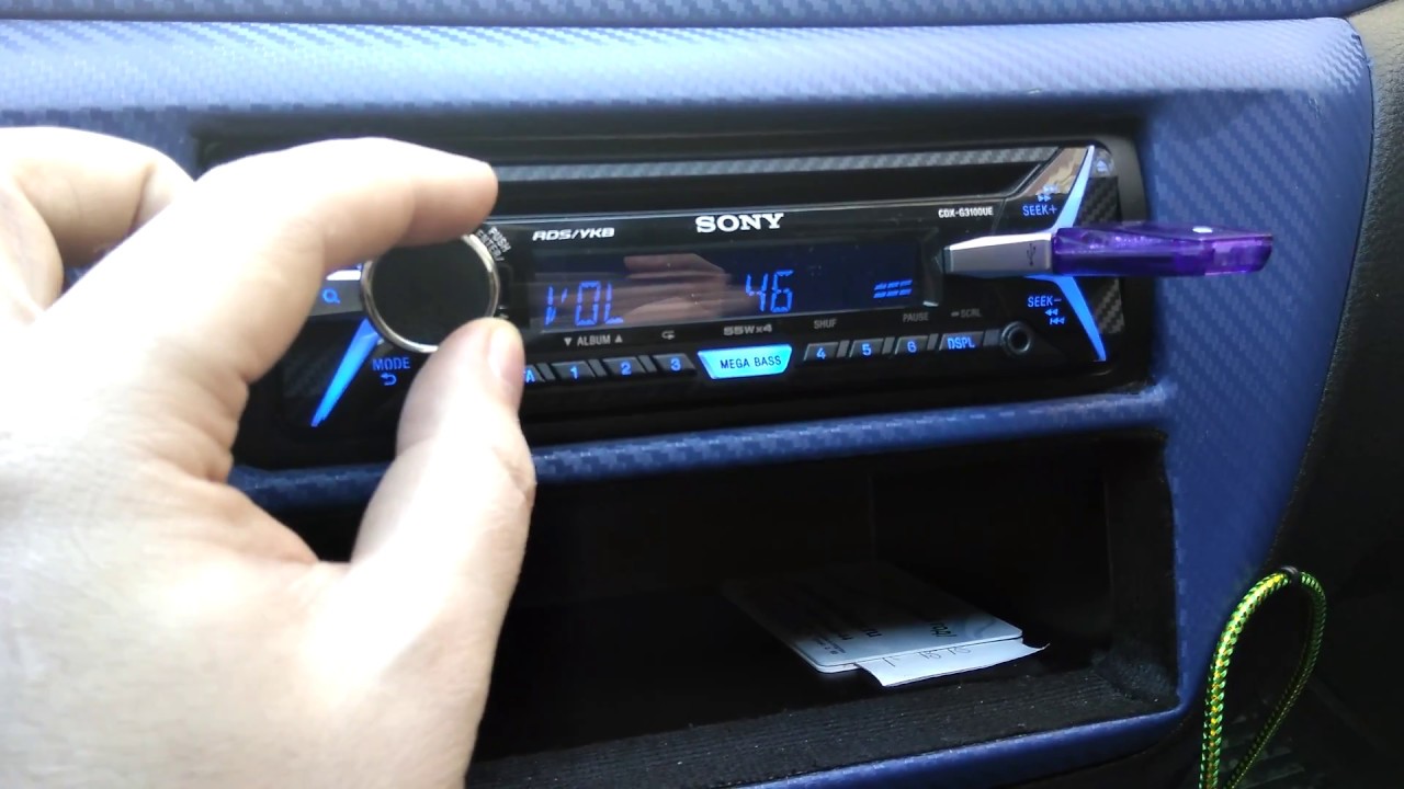 Sony cdx g3100ue не работает радио