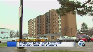 Residents frustrated after apartment fire