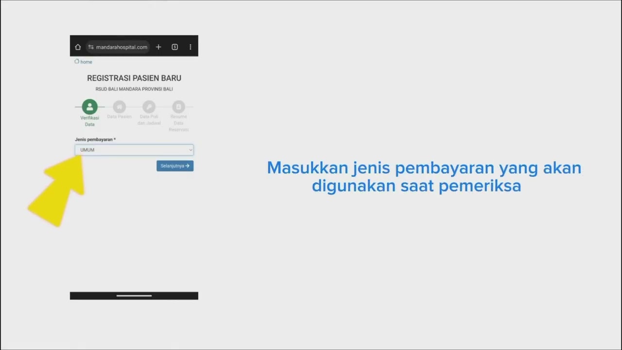 ALUR RESERVASI PASIEN BARU BPJS DI RSUD BALI MANDARA