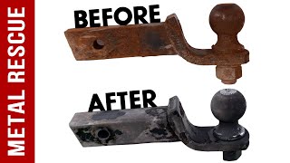 How To Remove Rust From A Rusted Trailer Hitch