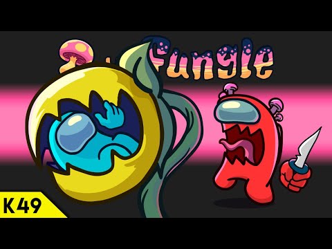 Among us NEW MAP "The Fungle" - Hide n Seek is ruined by zipline