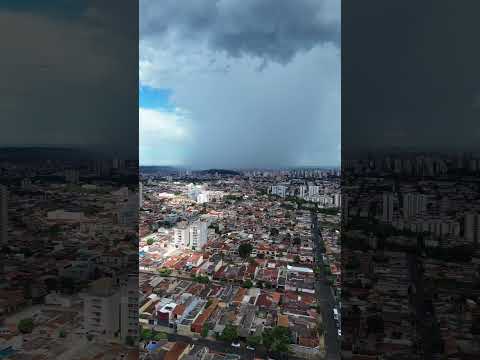 Ribeirão Preto Bairro Monte Alegre ⛈️#ribeiraopreto #drone #shortvideo #shorts