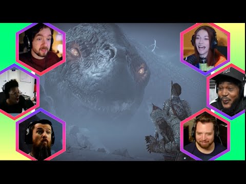 Gamers React to : Jormungandr [God of War Ragnarök]
