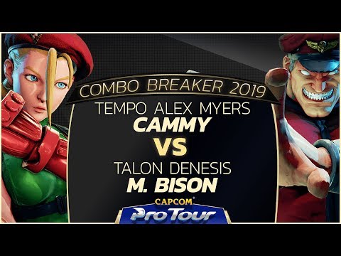 TEMPO Alex Myers (Cammy) vs TALON Denesis (M. Bison) - Combo Breaker 2019 Day 1 Pools - CPT 2019