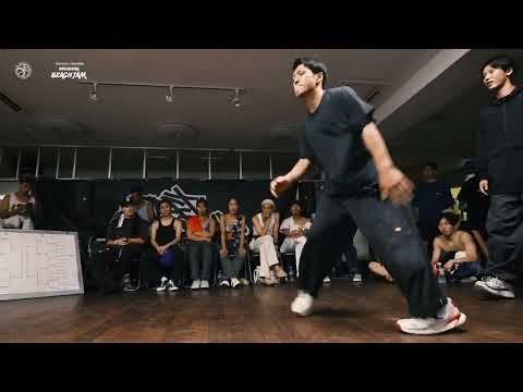 kick sallx vs Get Burnz // BREAK 3ON3 │ ENOSHIMA BEACH JAM │ FEworks