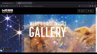 How to download raw images from James webb telesco