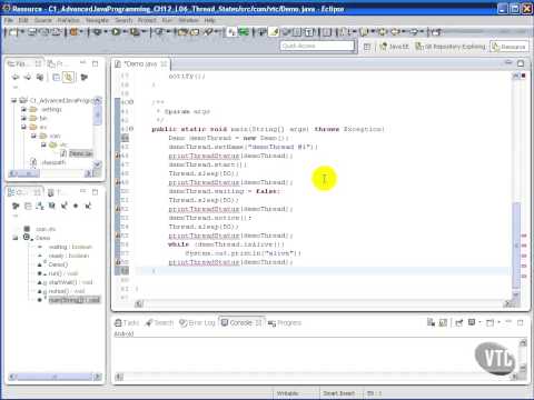 Vtc Player Advanced Java Programming Java Se 7 Thread States