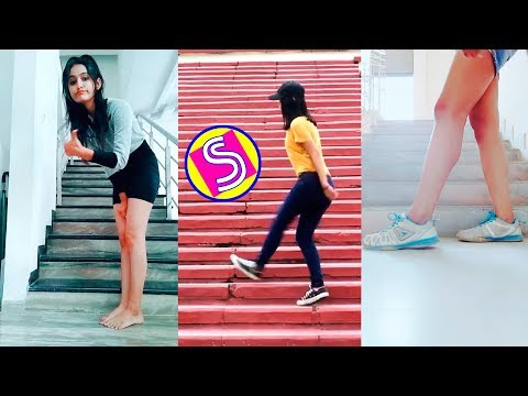 Stair Shuffle Dance Challenge Musically Compilation #stairchallenge