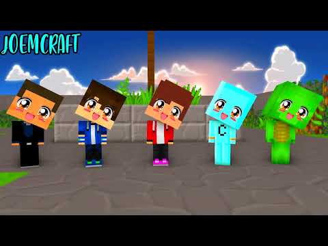 YOUTUBER FRIENDS CREW | CHICKEN WINGS MEME | SHUFFLE DANCE | HERO TONGIHT DANCE Minecraft Animation