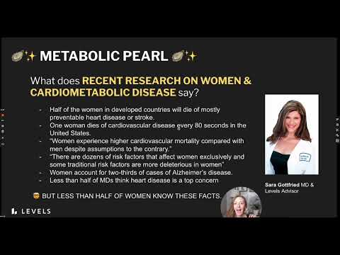 Women have a higher risk of cardiometabolic disease than men | Metabolic Pearl (Dr.Casey Means)