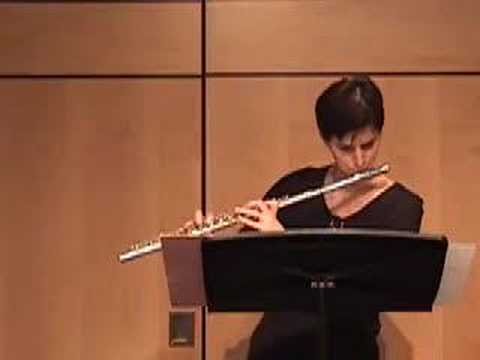 Ibert Piece for solo flute -  Nina Perlove, flute