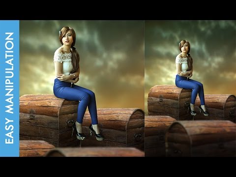 Neon Glow Effect Portrait Photoshop Tutorial