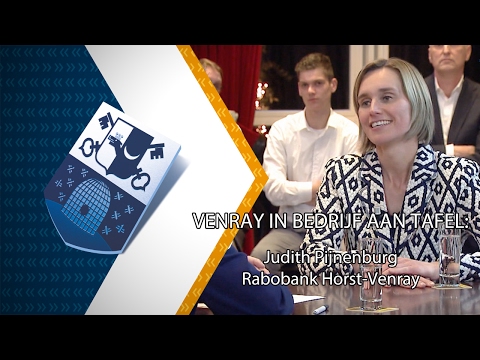 Venray in bedrijf aan tafel: Judith Pijnenburg Rabobank - 11 februari 2017 - Peel en Maas TV