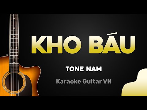 Kho Báu - Acoustic Karaoke || Tone Nam