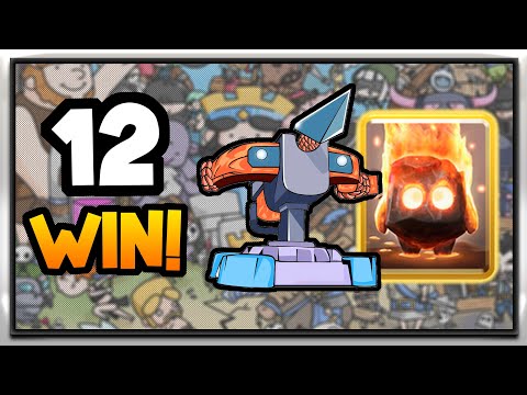 Xbow with Fire Spirit 🔥 12 Win Grand Challenge Live Gameplay — Clash Royale