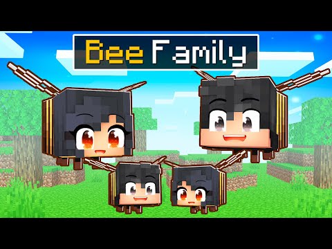 APMHAU's SHRUNKEN BEE Family in Minecraft!