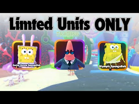 Using Limited Units Only In Spongebob Tower Defense