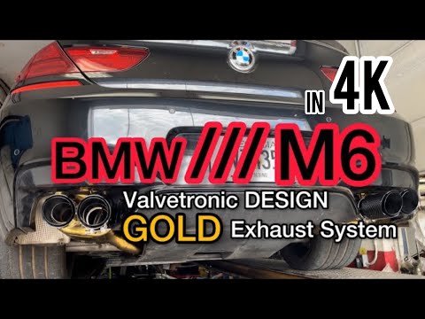 BMW M6 Coupe 2014 Full Exhaust Installation #m6 #m6f13 #4k