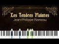 Les Tendres Plaintes - Rameau | Piano Tutorial | Synthesia | How to play