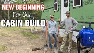 No Turning Back Now! |New ADDITION For Our Cabin Homestead Build| Mud Room Foundation| Wedding Bells