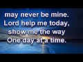 ONE DAY AT A TIME PHIL Coulter PIANO