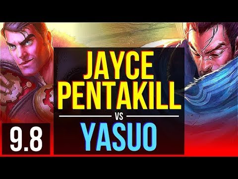Gain elo as JAYCE vs YASUO (TOP) | Pentakill, Legendary | EUW Challenger | v9.8