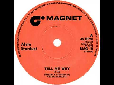 UK New Entry 1974 (267) Alvin Stardust - Tell Me Why