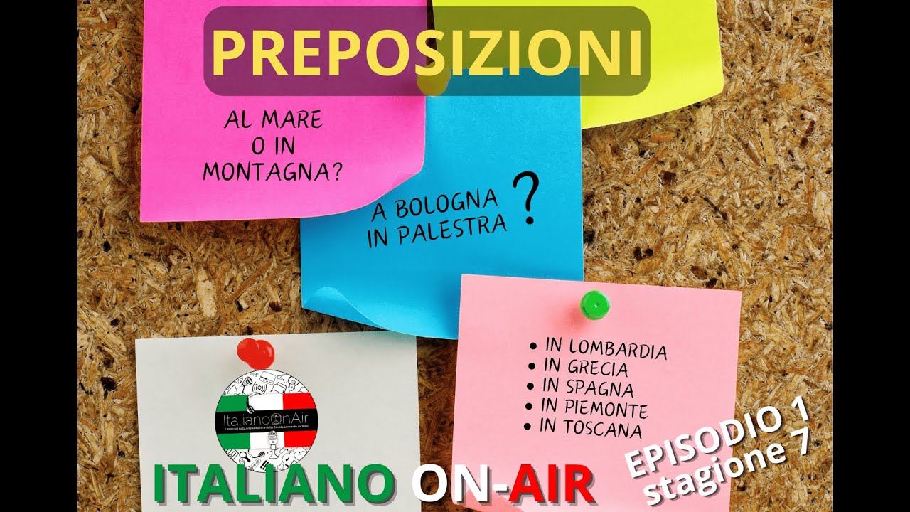 Preposizioni - Episodio 1 (stagione 7)
