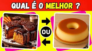 😱Quiz de Doces Mais Difícil que Você Já Viu! (Só Escolhas Impossíveis 🍫🍭🍦