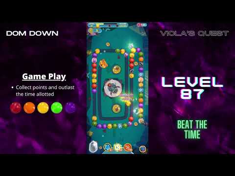 Viola's Quest 🟣🟠🔴 / Level 87 / Dom Down