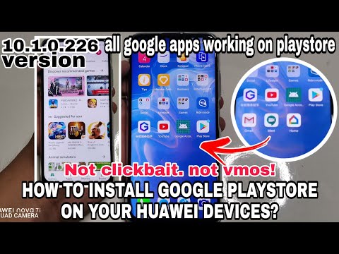 HOW TO INSTALL GOOGLE PLAY STORE ON ALL HUAWEI DEVICES? | New Process | G app | tagalog(English sub)
