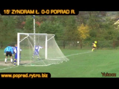 ZYNDRAM-POPRAD RYTRO 2-1 SKRÓT 1 POŁOWY